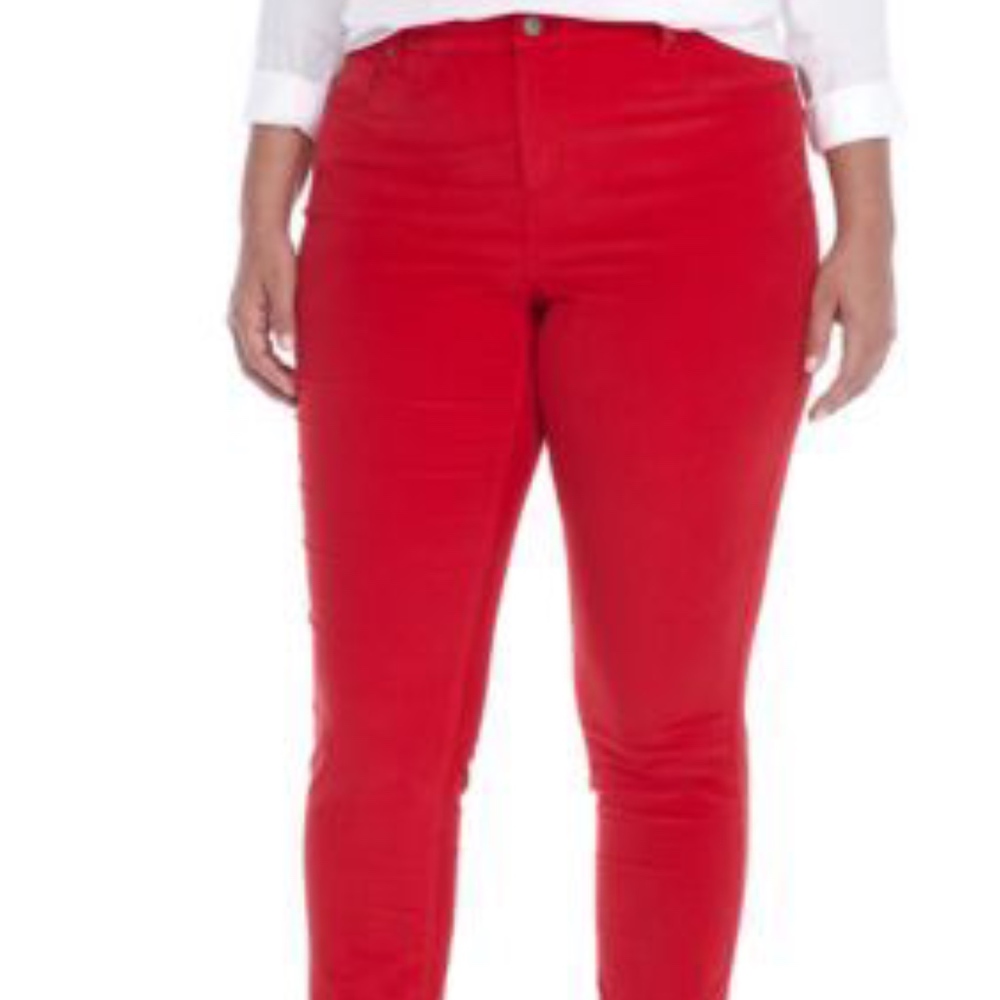 Crown and Ivy Red Hots Corduroy Pants